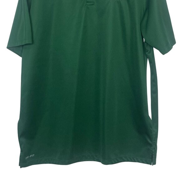 Nike Bethany College Athletics Polo Shirt Mens Large Green DriFit Golf - Picture 4 of 8